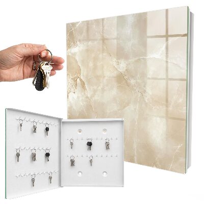 Armadietto portachiavi da parete Marmo beige