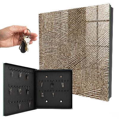 Cassetta portachiavi da muro Modello geometrico