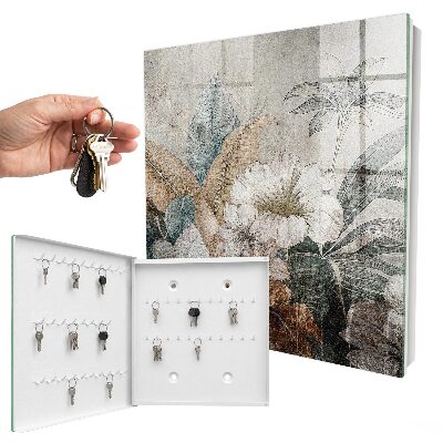 Cassetta portachiavi da muro Fiori della natura