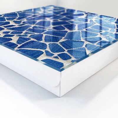 Cassetta portachiavi Mosaico blu