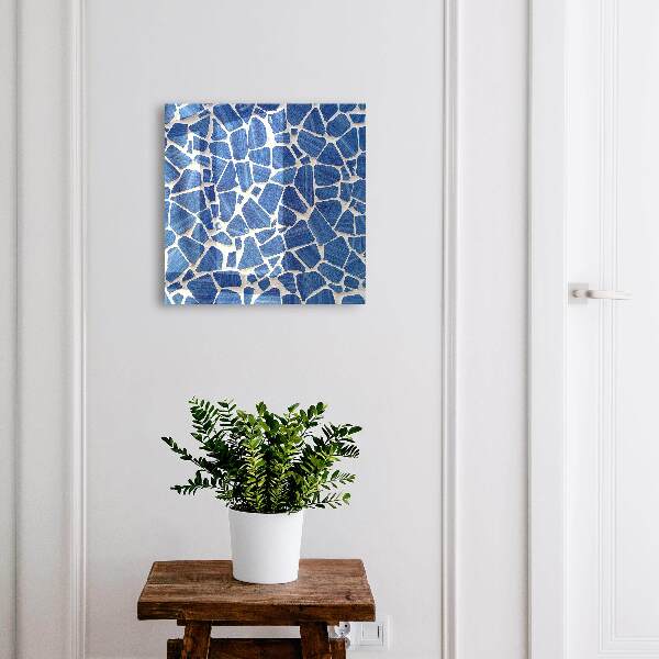 Cassetta portachiavi Mosaico blu