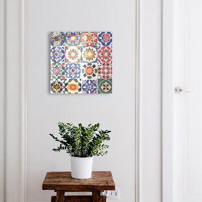 Cassetta portachiavi da muro Mosaico di fiori
