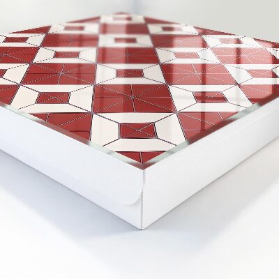 Cassetta portachiavi da muro Mosaico rosso