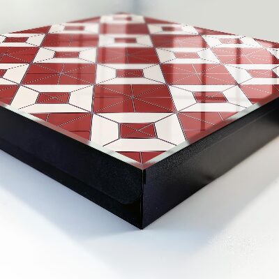 Cassetta portachiavi da muro Mosaico rosso