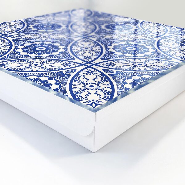 Armadietto portachiavi da parete Mosaico blu