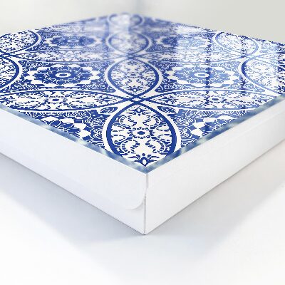 Armadietto portachiavi da parete Mosaico blu