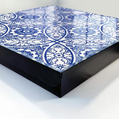 Armadietto portachiavi da parete Mosaico blu