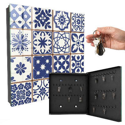 Armadietto portachiavi da parete Mosaico retrò