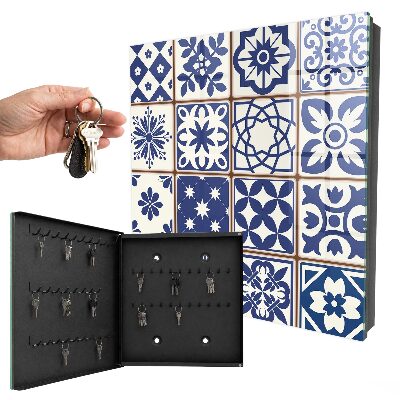 Armadietto portachiavi da parete Mosaico retrò