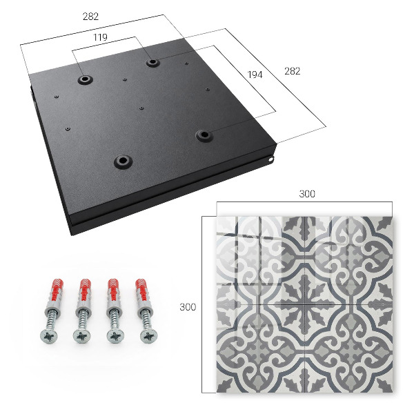 Cassetta portachiavi Modello geometrico