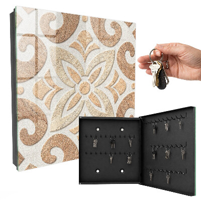 Armadietto portachiavi da parete Eleganza beige