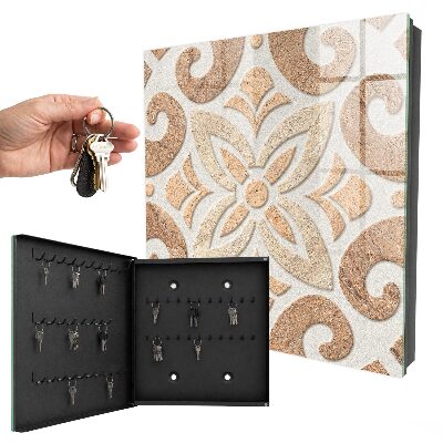 Armadietto portachiavi da parete Eleganza beige