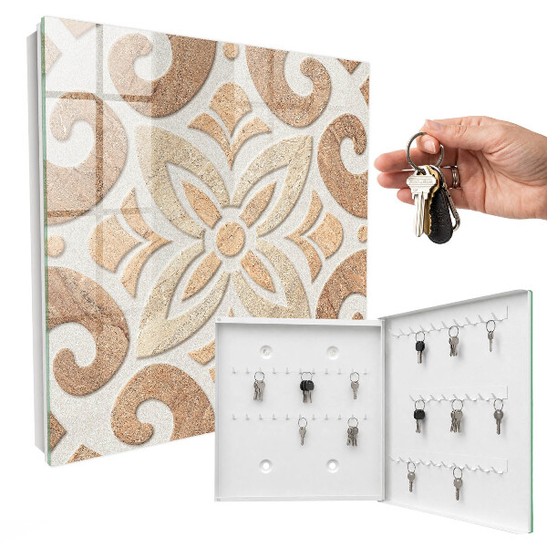 Armadietto portachiavi da parete Eleganza beige