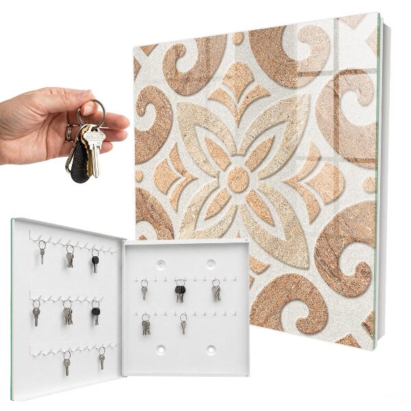 Armadietto portachiavi da parete Eleganza beige