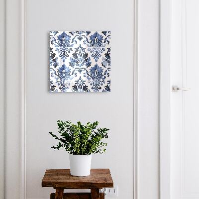 Cassetta portachiavi Decorazione blu