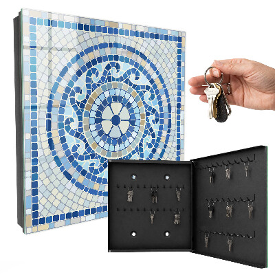 Cassetta portachiavi Mosaico geometrico