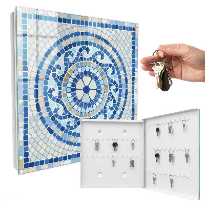 Cassetta portachiavi Mosaico geometrico