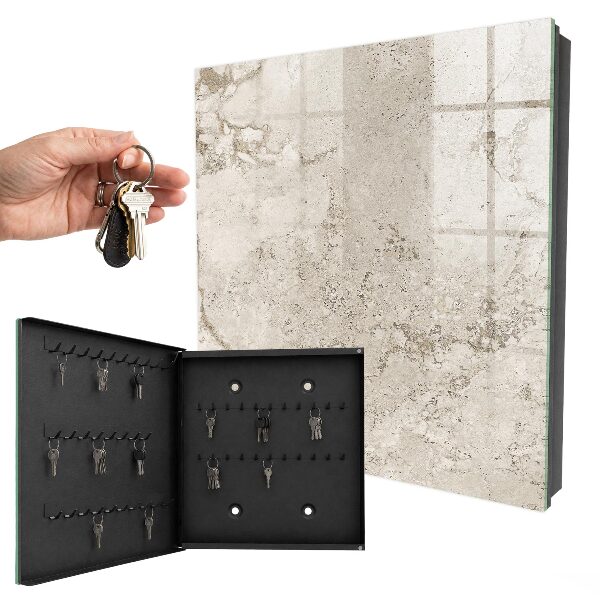 Cassetta portachiavi da muro Texture beige