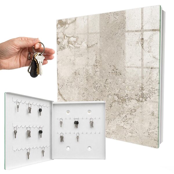 Cassetta portachiavi da muro Texture beige
