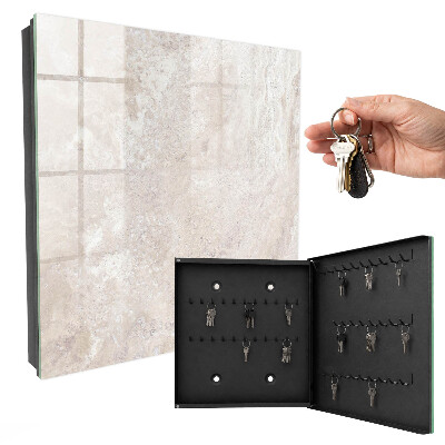 Armadietto portachiavi da parete Astrazioni beige