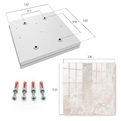 Armadietto portachiavi da parete Astrazioni beige