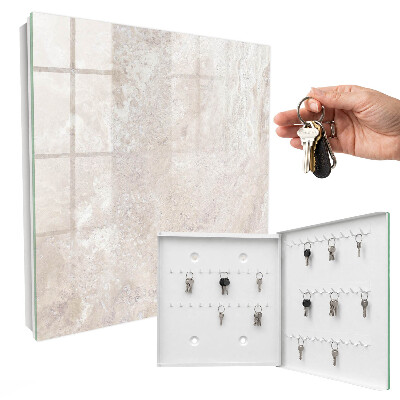 Armadietto portachiavi da parete Astrazioni beige