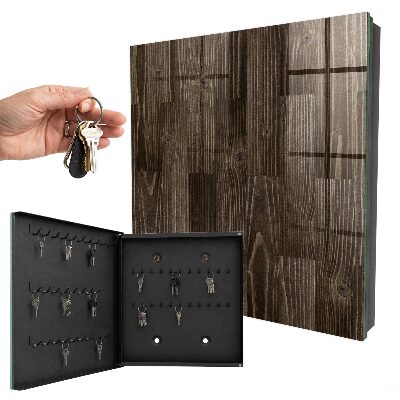 Cassetta portachiavi da muro Legno marrone