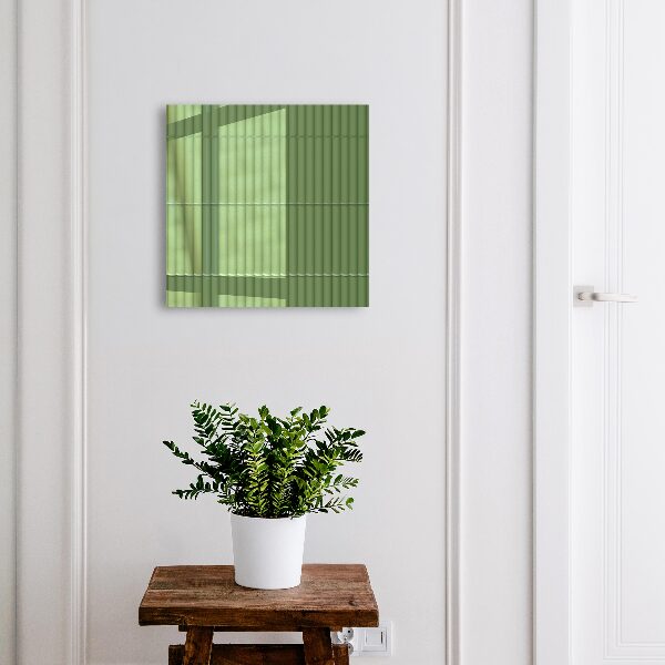 Cassetta portachiavi da muro Bambù verde