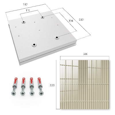 Armadietto portachiavi da parete Strisce beige