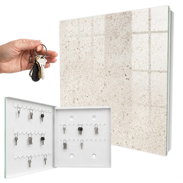 Armadietto portachiavi da parete Eleganza beige