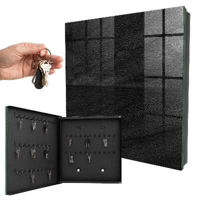Armadietto portachiavi da parete Nero elegante