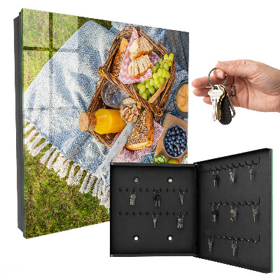 Armadietto portachiavi da parete Un picnic idilliaco