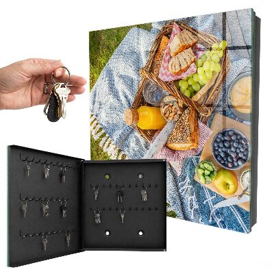 Armadietto portachiavi da parete Un picnic idilliaco
