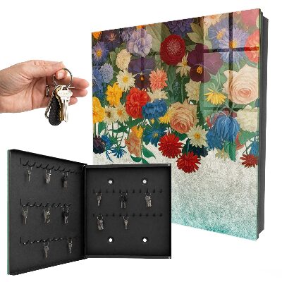 Cassetta portachiavi da muro Paradiso dei fiori