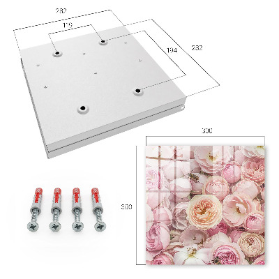 Cassetta portachiavi Bellissima rosa