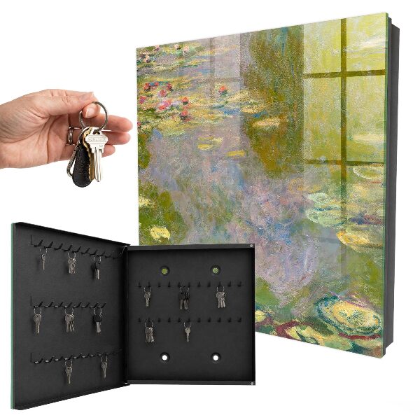 Cassetta portachiavi da muro Le ninfee di Claude Monet