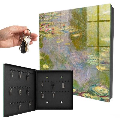 Cassetta portachiavi da muro Le ninfee di Claude Monet