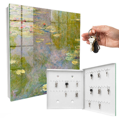 Cassetta portachiavi da muro Le ninfee di Claude Monet