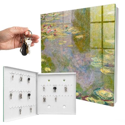 Cassetta portachiavi da muro Le ninfee di Claude Monet