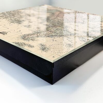 Armadietto portachiavi da parete Mappa del mondo