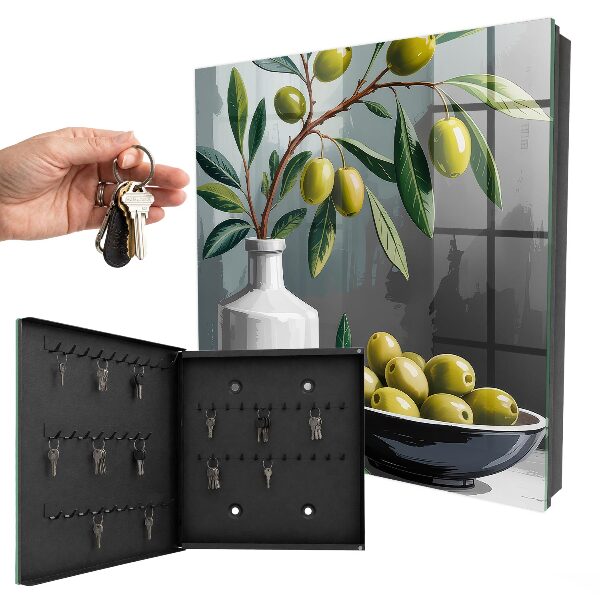 Cassetta portachiavi Olive verdi