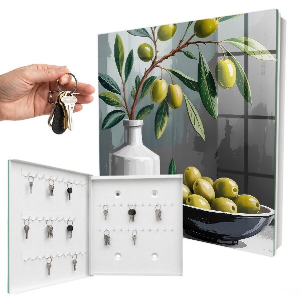 Cassetta portachiavi Olive verdi