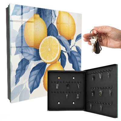 Armadietto portachiavi da parete La magia del limone