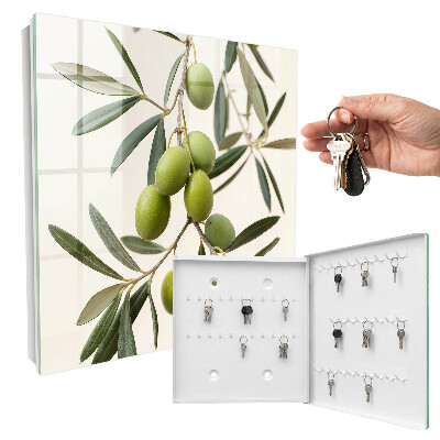 Cassetta portachiavi Un ramo con olive