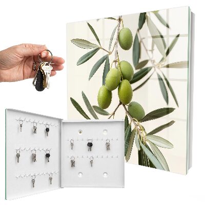 Cassetta portachiavi Un ramo con olive