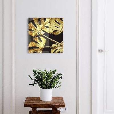 Armadietto portachiavi da parete Foglie di Monstera