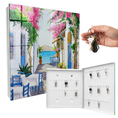 Cassetta portachiavi da muro Bellezza mediterranea