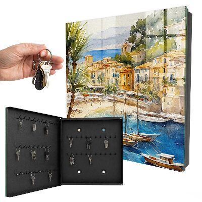 Cassetta portachiavi Paesaggio costiero