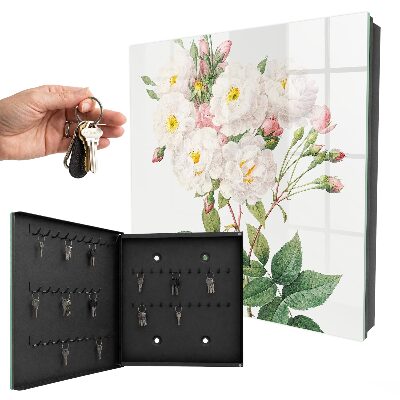 Cassetta portachiavi da muro La magia dei fiori