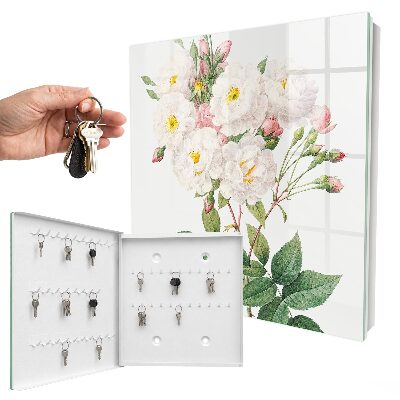 Cassetta portachiavi da muro La magia dei fiori